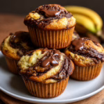 Nutella Banana Swirl Muffins