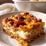 Cinnamon Cottage Cheese Oatmeal Bake