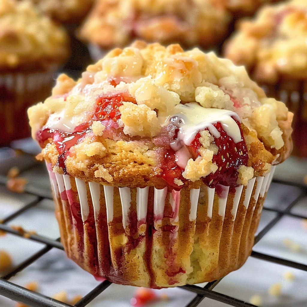 Strawberry Cream Cheese Muffins Recipe Bliss