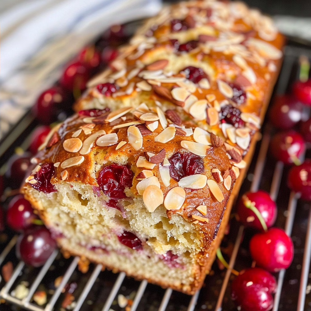 Easy Almond Cherry Bread Recipe